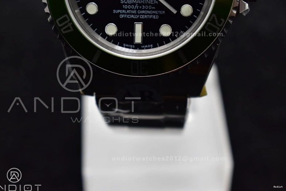 Green 904L Submariner LV SS Bracelet Steel on SH3135 Edition V2 16610 Best ARF1:1 0228